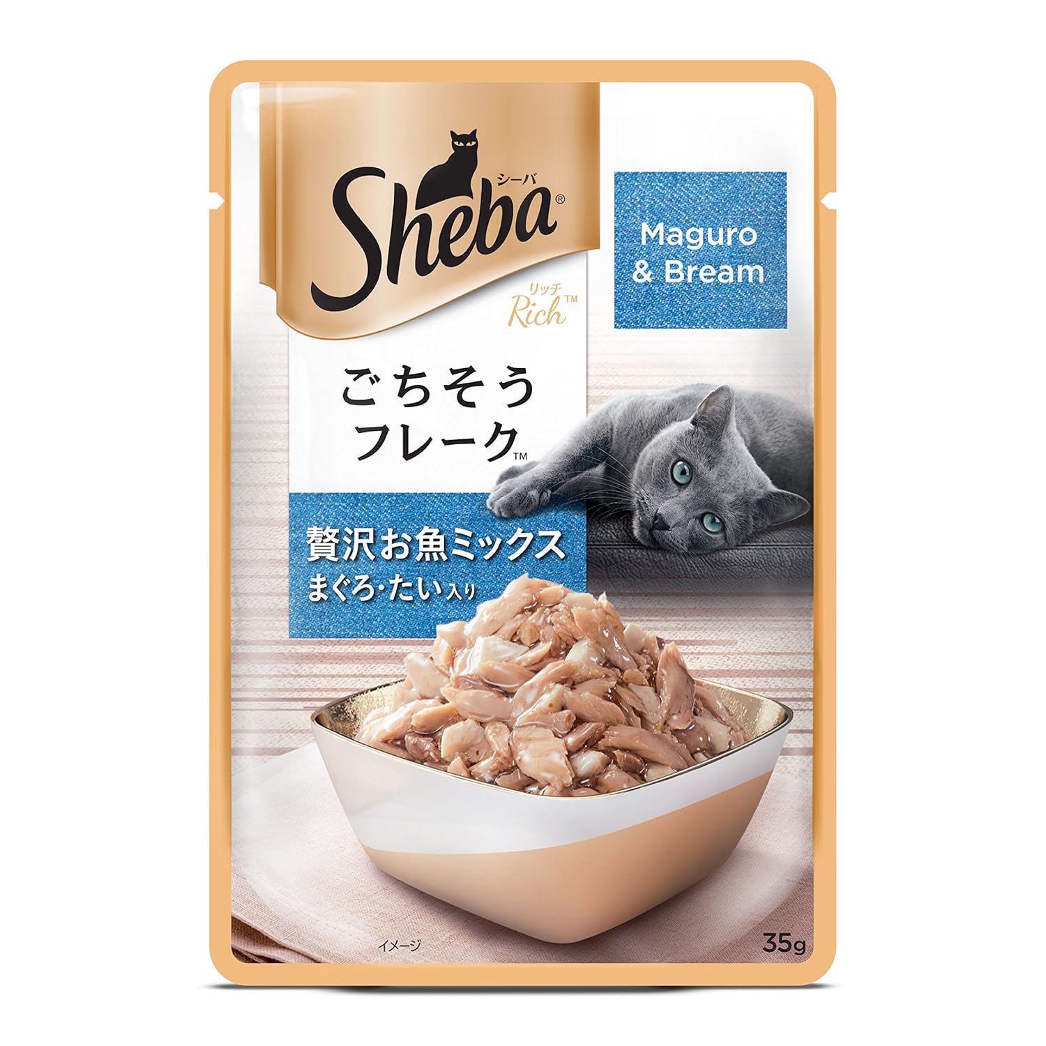 SHEBA MAGURO WITH FISH 35G
