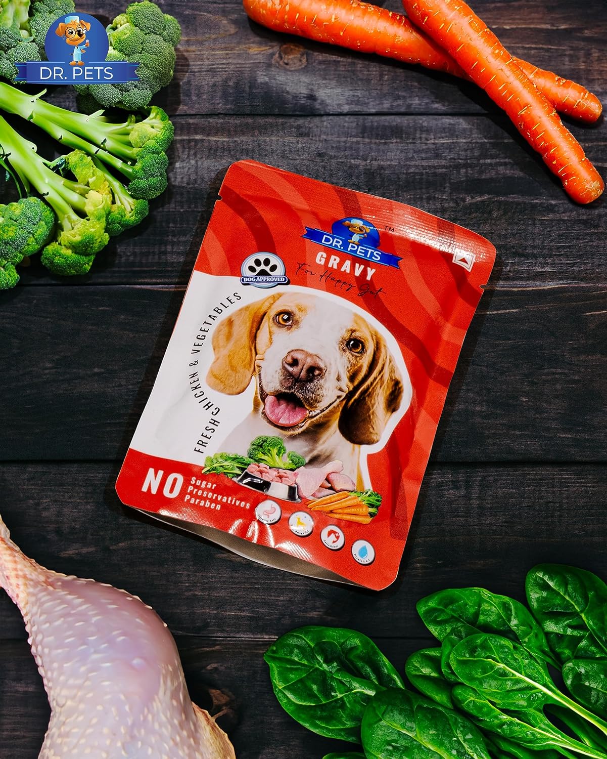 DP GRAVY FRESH CHICKEN AND VEG 85G