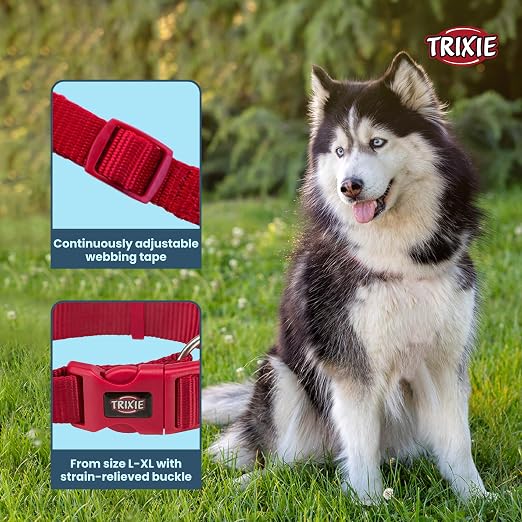 TRIXIE PREMIUM COLLAR L XL 40 65CM 25MM RED