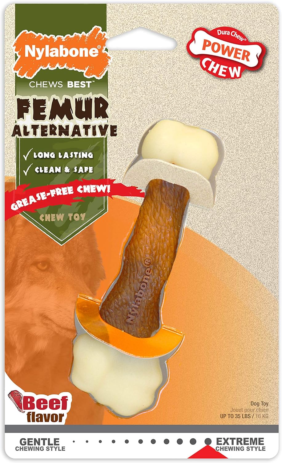 NB POWER CHEW FEMUR BONE ALTERNATIVE M