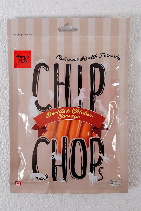 CHIP CHOP CHICKEN SAUSAGES 75G