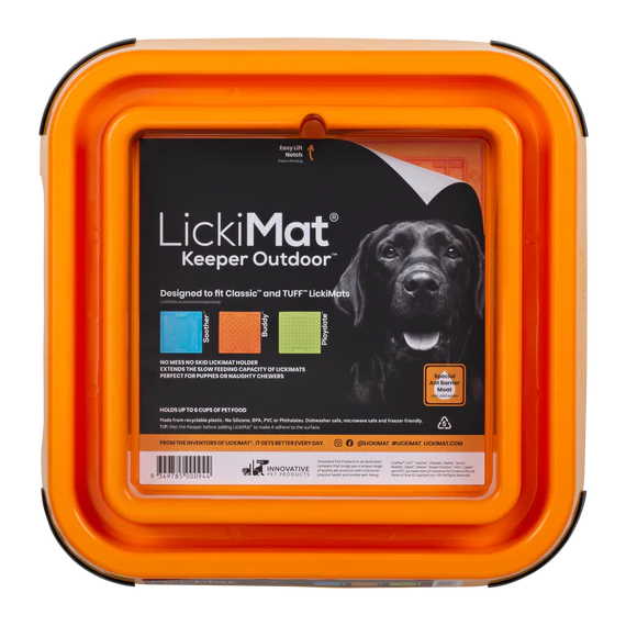 LICKIMAT OUTDDOR KEEPER ORANGE