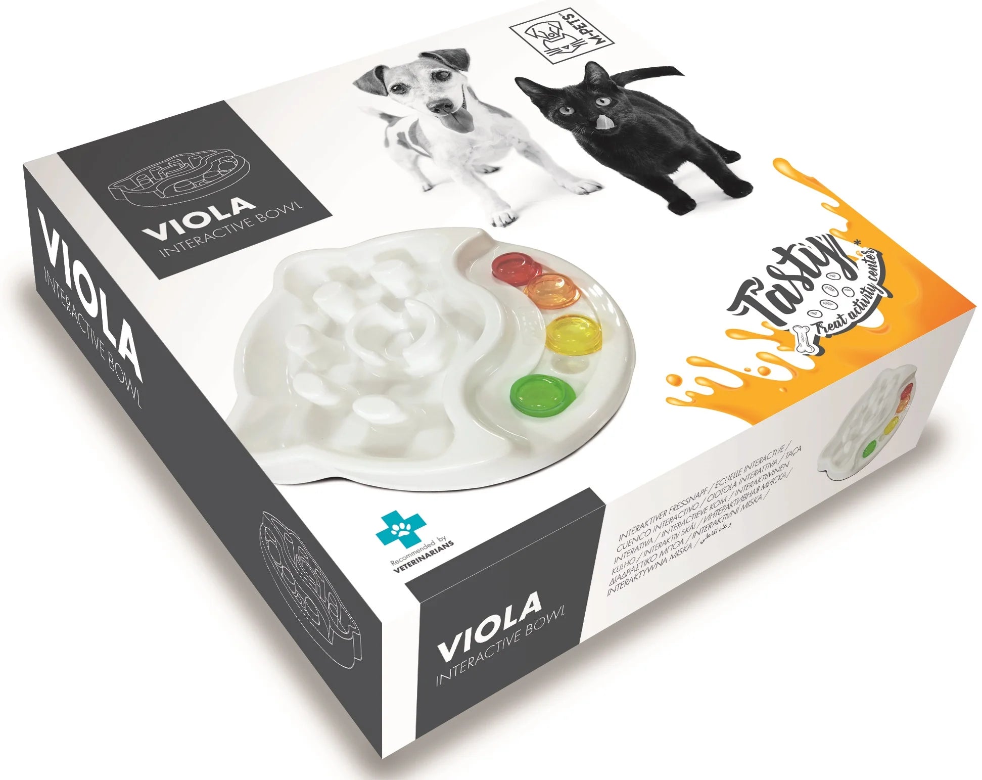 M PETS TASTY VIOLA INTERACTIVE BOWL