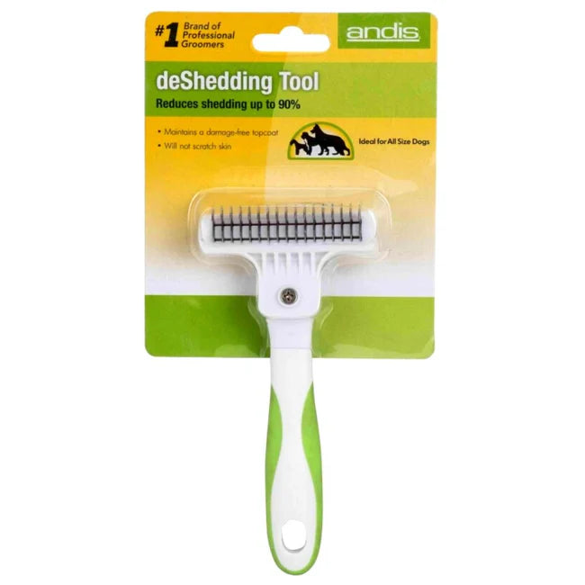 ANDIS DESHEDDING TOOL LIME GREEN