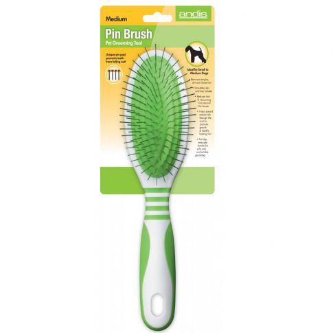 ANDIS LARGE PIN BRUSH LIME GREEN