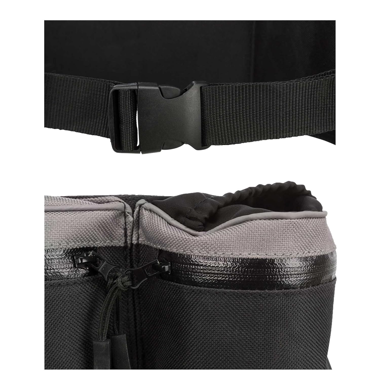BAGGY BELT HIP BAG BELT 62 125CM BLACK GREY
