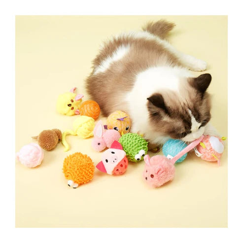 BARKBUTLER FOFOS BALL BOX FUZZY BIRD 18 PCS