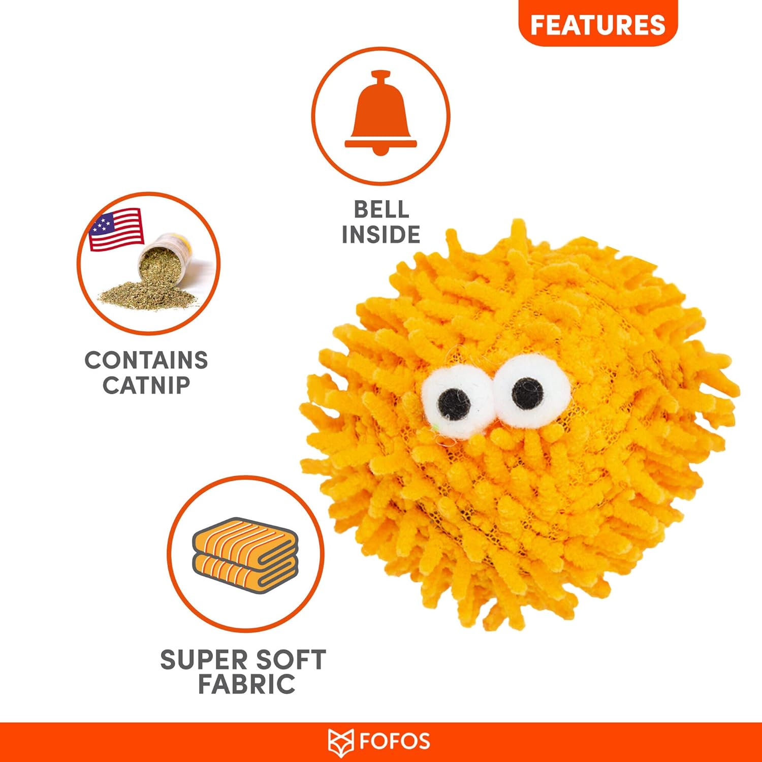 BARKBUTLER FOFOS BALL BOX GEEK BALL 24PC IN BOX