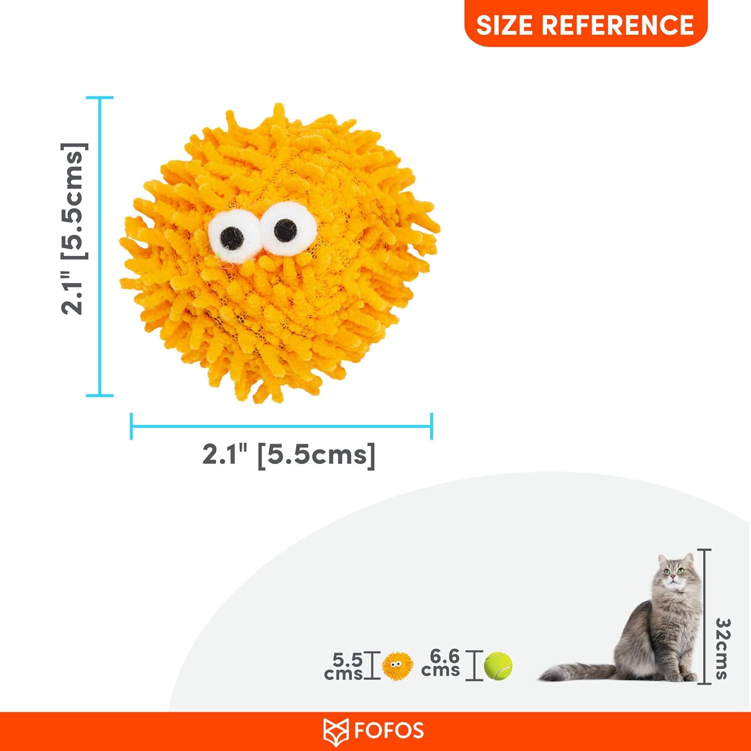 BARKBUTLER FOFOS BALL BOX GEEK BALL 24PC IN BOX