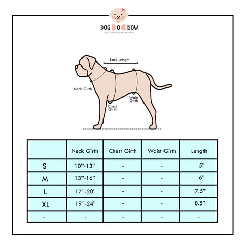 DOB TRADITIONAL TUXEDO BANDANA XS