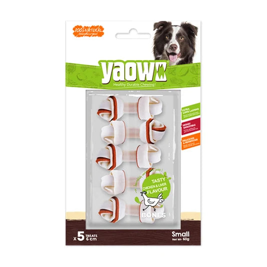GNAWLERS 2.5 INCH KNOTTED BONE 60G