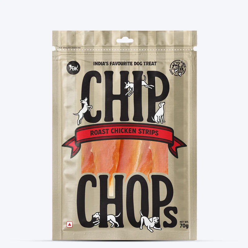 CHIP CHOPS ROAST CHICKEN STRIPS 70 GMS