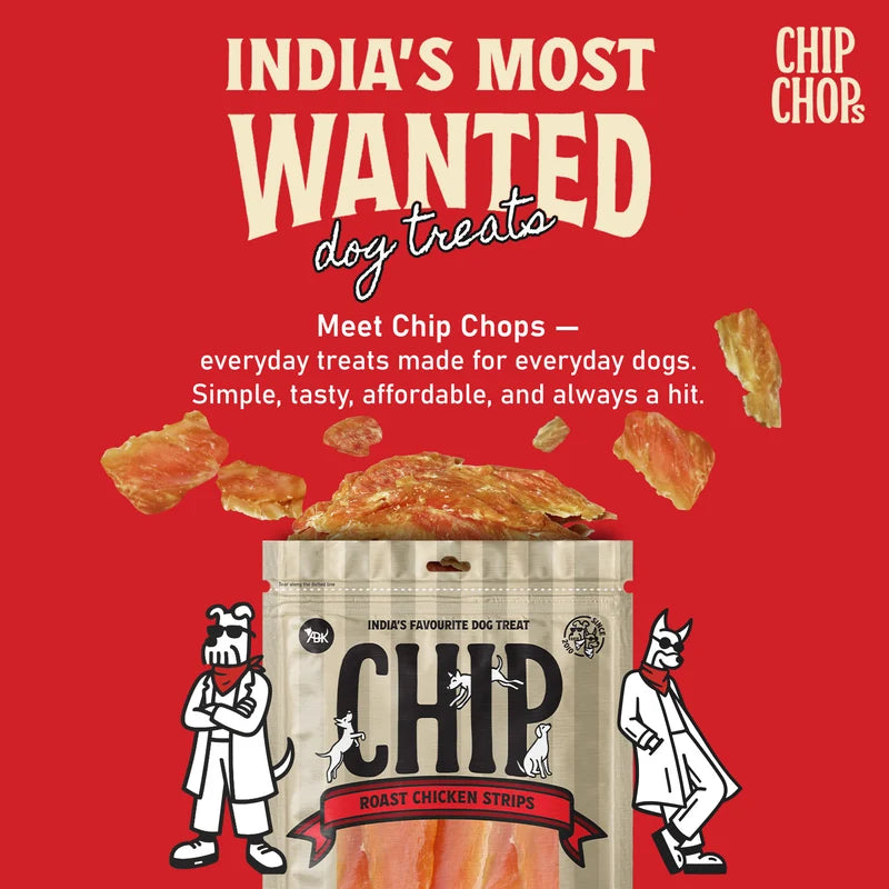 CHIP CHOPS ROAST CHICKEN STRIPS 70 GMS