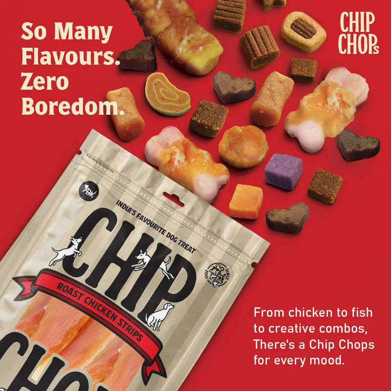 CHIP CHOPS ROAST CHICKEN STRIPS 70 GMS