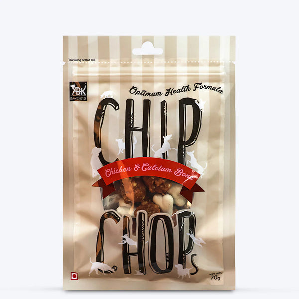 CHIP CHOP CHICKEN AND CALCIUM BONE 70GM
