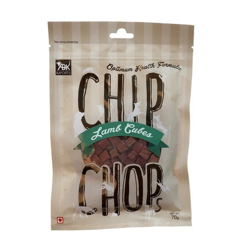 CHIP CHOPS LAMB CUBES 70GM