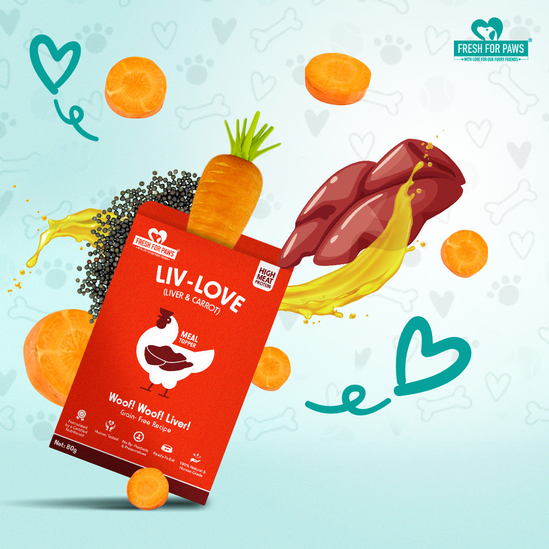 FRESH FOR PAWS LIV LOVE CARROT 80GM