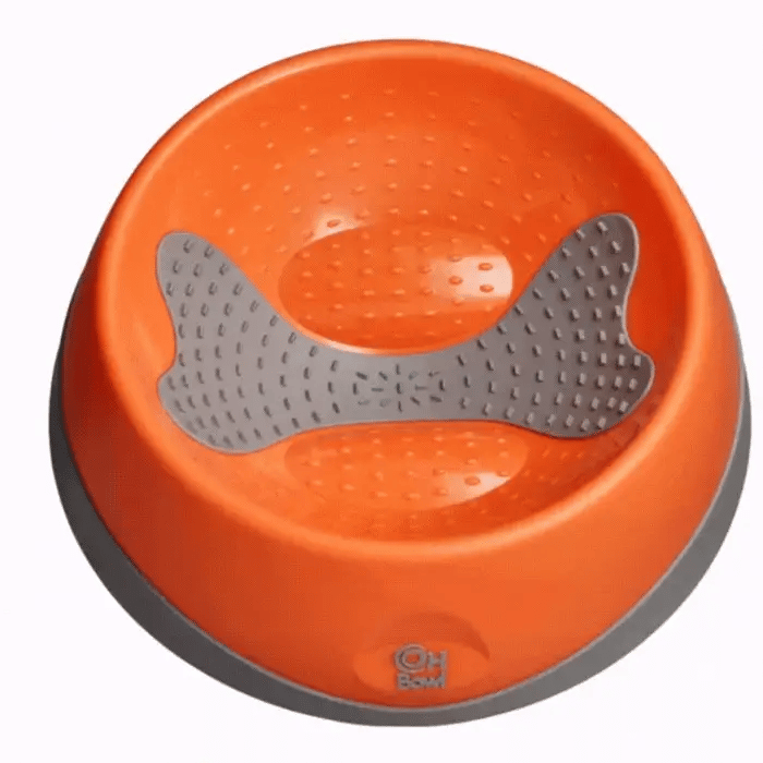 LICKIMAT OH BOWL ORANGE SMALL