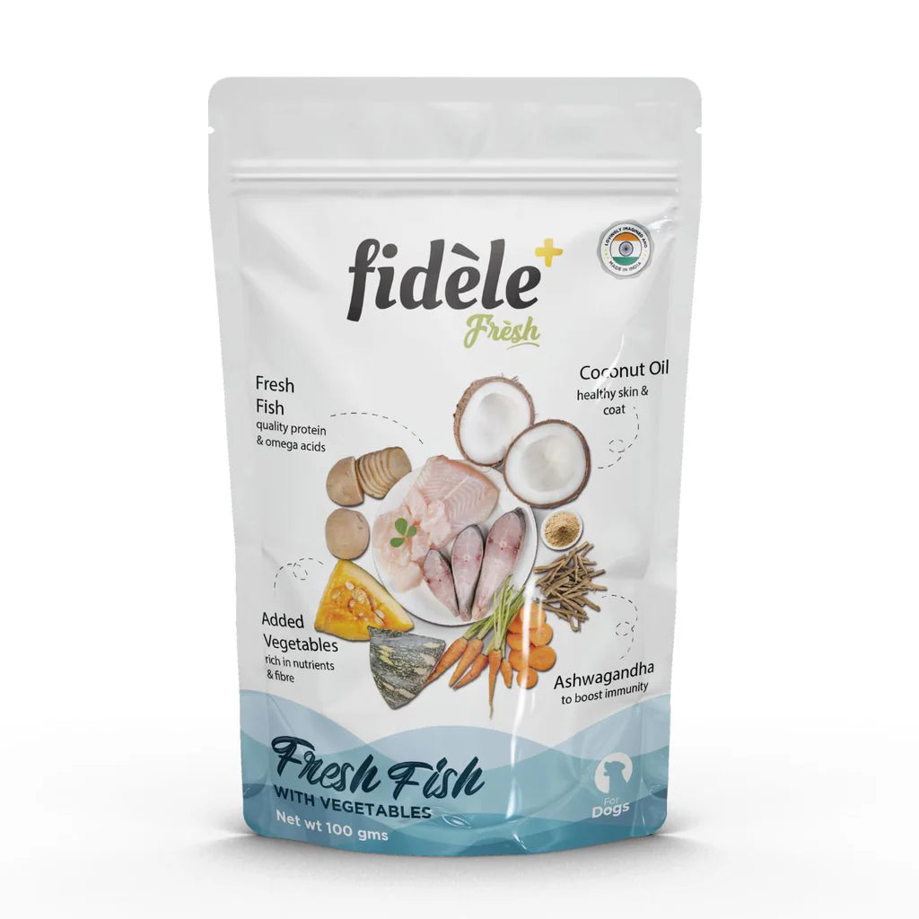 FI FRESH FISH WITH VEG GRAVY POUCH 100GM