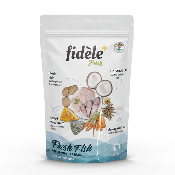 FI FRESH FISH WITH VEG GRAVY POUCH 100GM