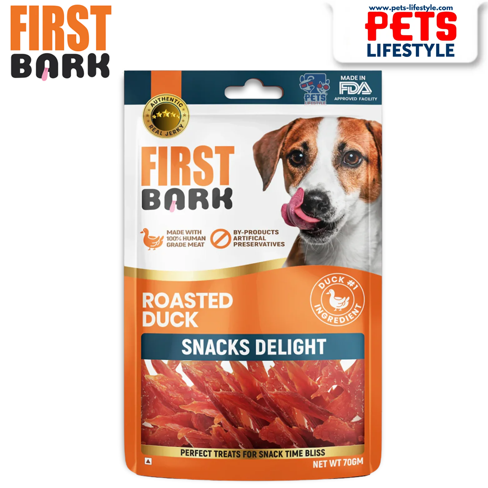 FIRST BARK ROASTED DUCK 70G