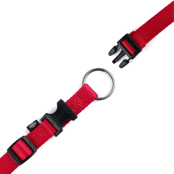 TRIXIE CLASSIC COLLAR M L 14 22 20 MM RED