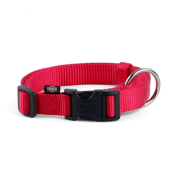 TRIXIE CLASSIC COLLAR M L 14 22 20 MM RED