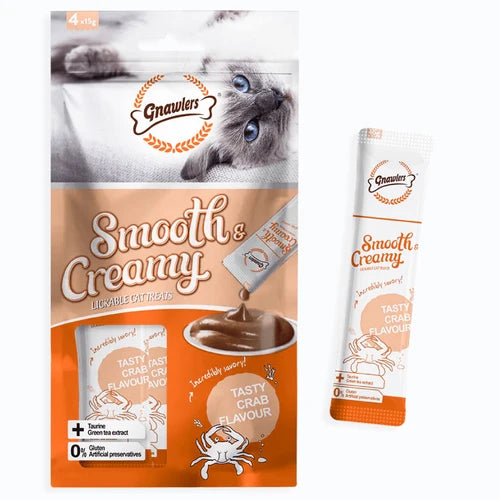 GNAWLERS CREAMY TREATS CRAB 60GM
