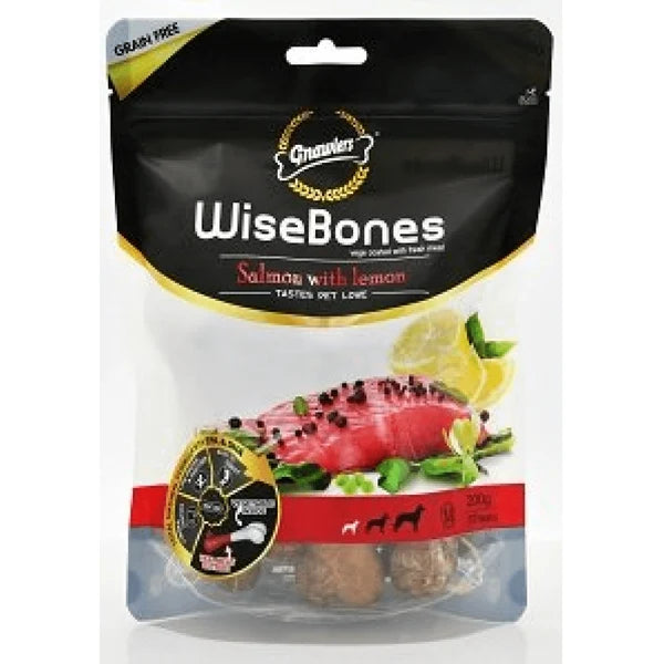 GNAWLERS WISEBONES SALMON WITH LEMON L