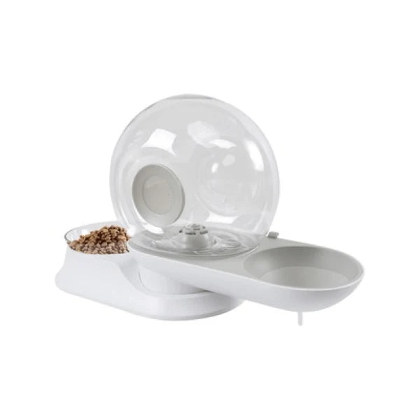 M PETS SNAIL COMBI FOOD AND WATER DISPENSER 2800 ML 240 G  BLUE