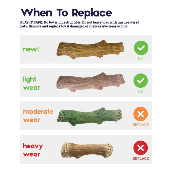 PETSTAGES DEERHORN DURABLE CHEW TOY SMALL 13 CM