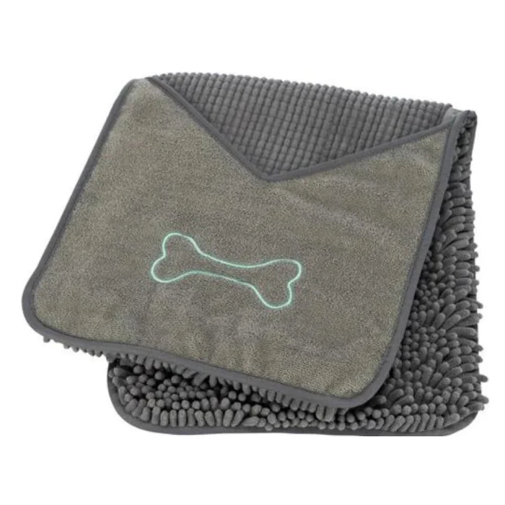 TOWEL MICROFIBRE 50X60CM GREY