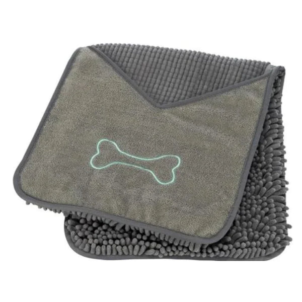 TOWEL MICROFIBRE 50X60CM GREY