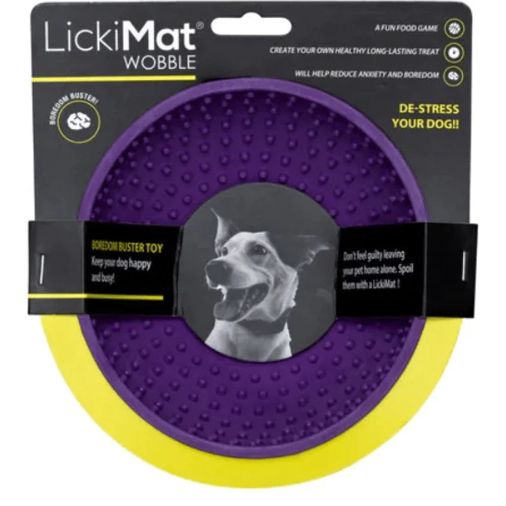 LICKIMAT WOBBLE PURPLE