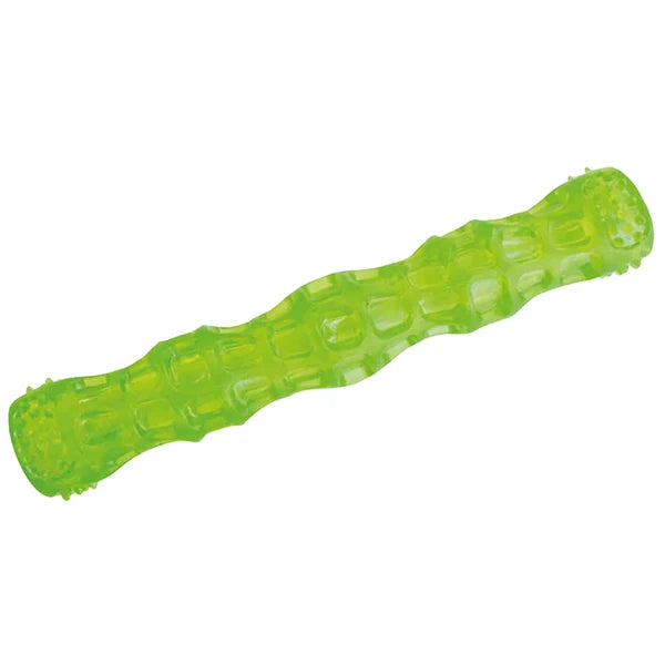 M PETS SQUEAKY STICK GREEN