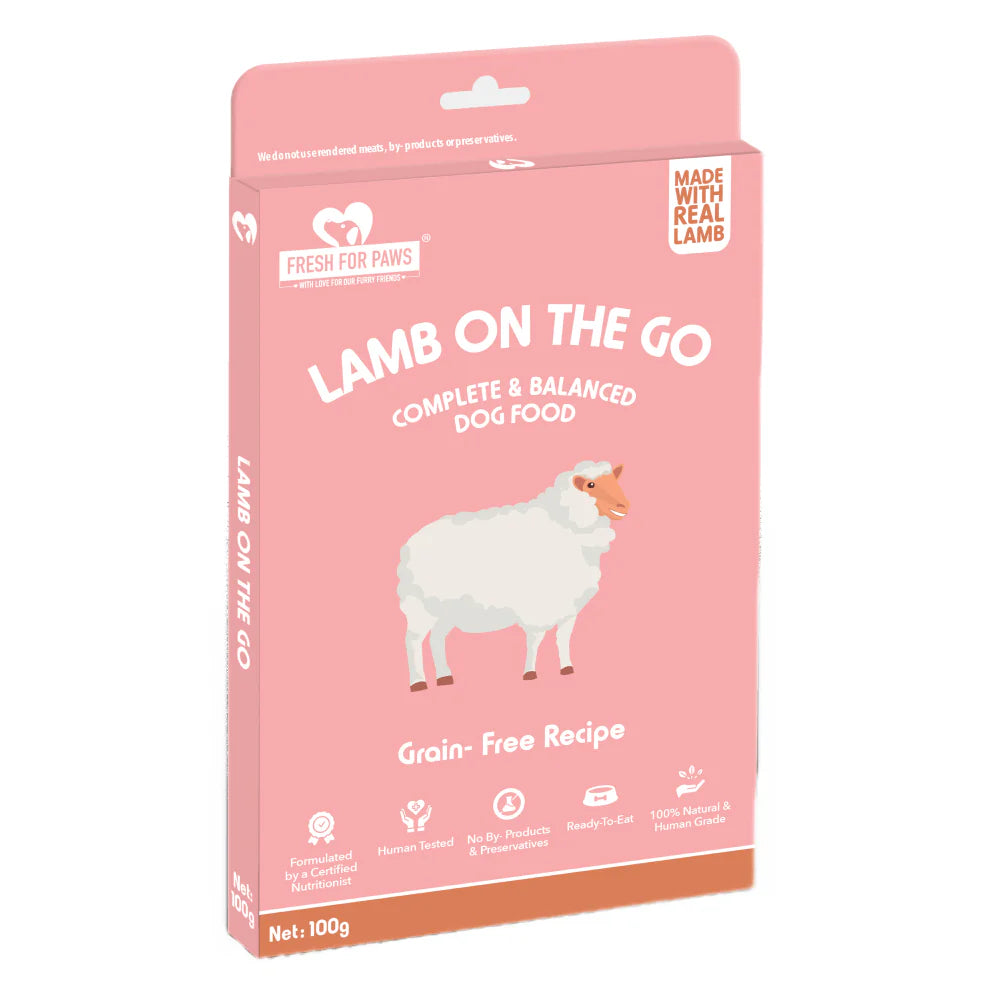 FRESH FOR PAWS LAMB ON THE GO 100GM
