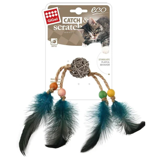GIGWI CATCH SCRATCH ECO LINE GREEN