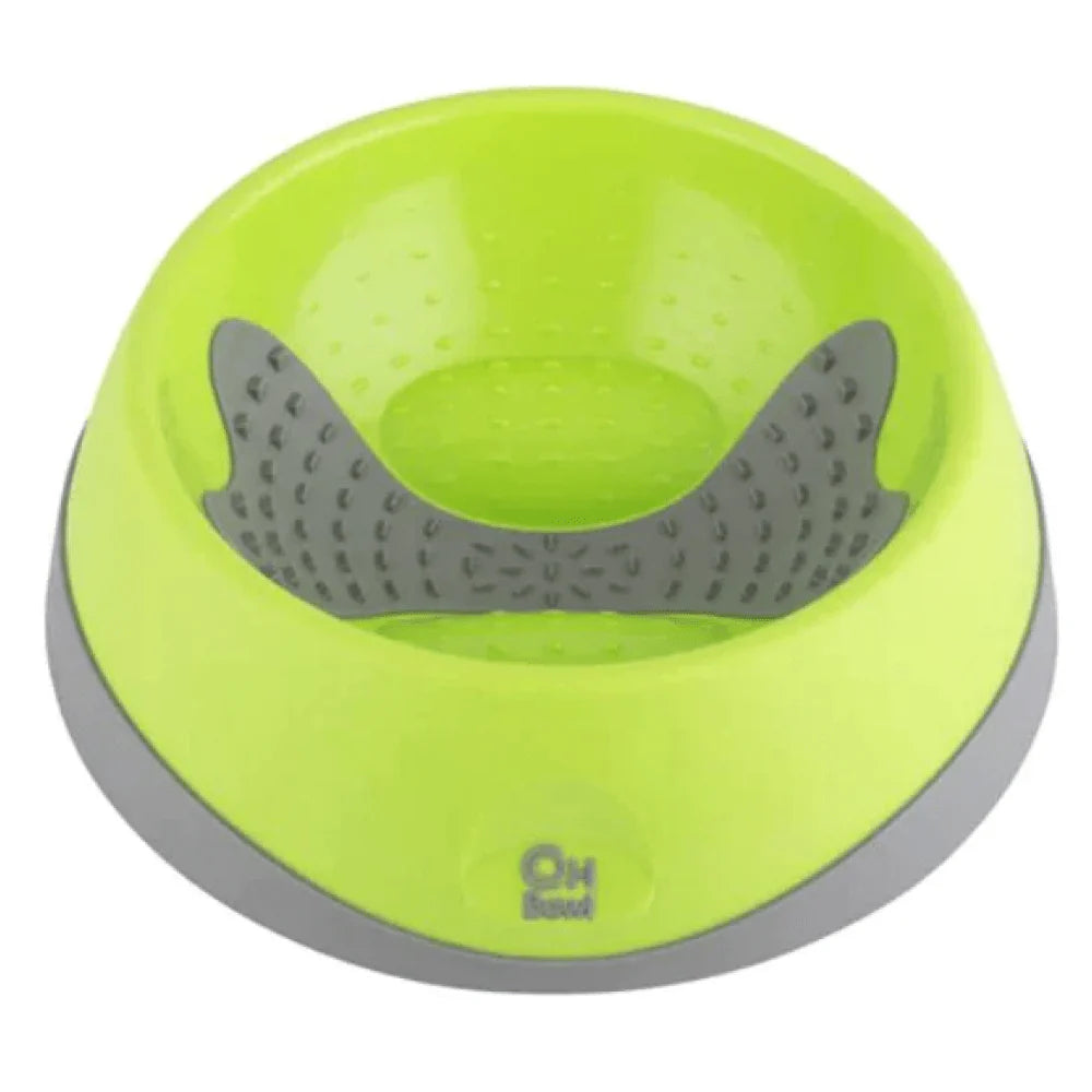 LICKIMAT OH BOWL GREEN LARGE