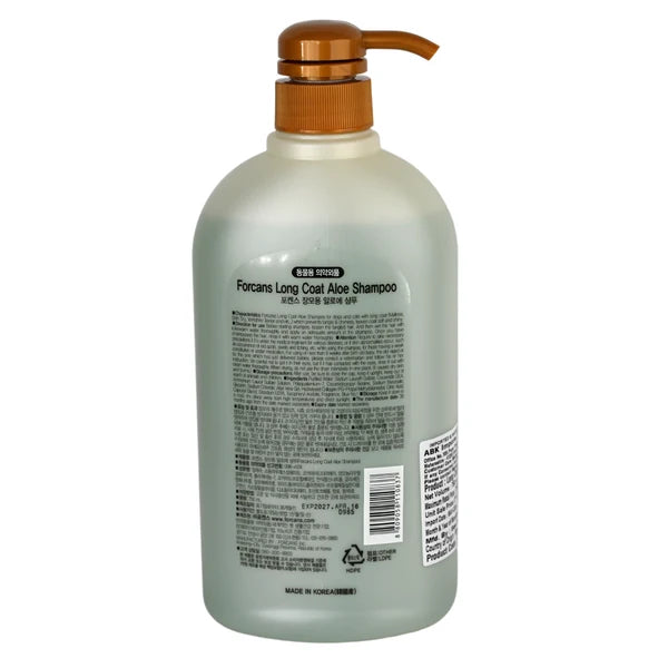 FORCANS LONG COAT ALOE SHAMPOO 750 ML