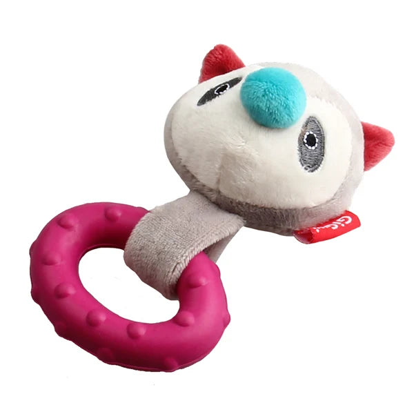 GIGWI SUPPA PUPPA RING RACOON XS SQUEAKER PLUSH