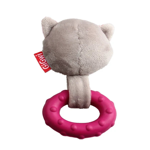 GIGWI SUPPA PUPPA RING RACOON XS SQUEAKER PLUSH