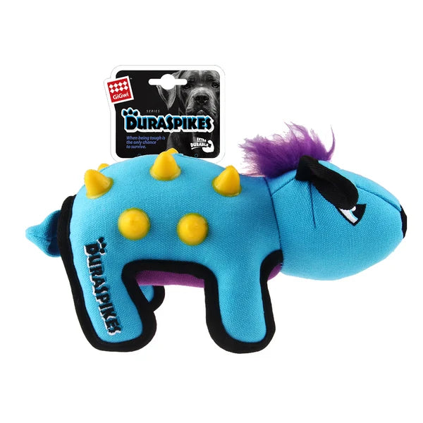 GIGWI DURASPIKES EXTRA DURABLE RABBIT LIGHT BLUE