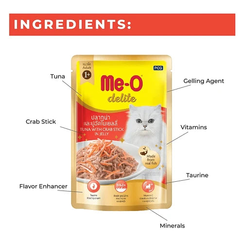 ME O DELIGHT TUNA CRAB STICK IN JELLY70G