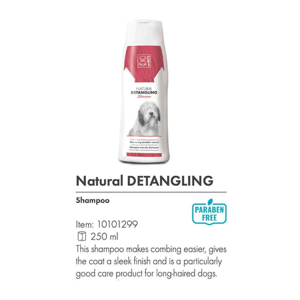 M PETS NATURAL DE TANGLING SHAMPOO 250ML