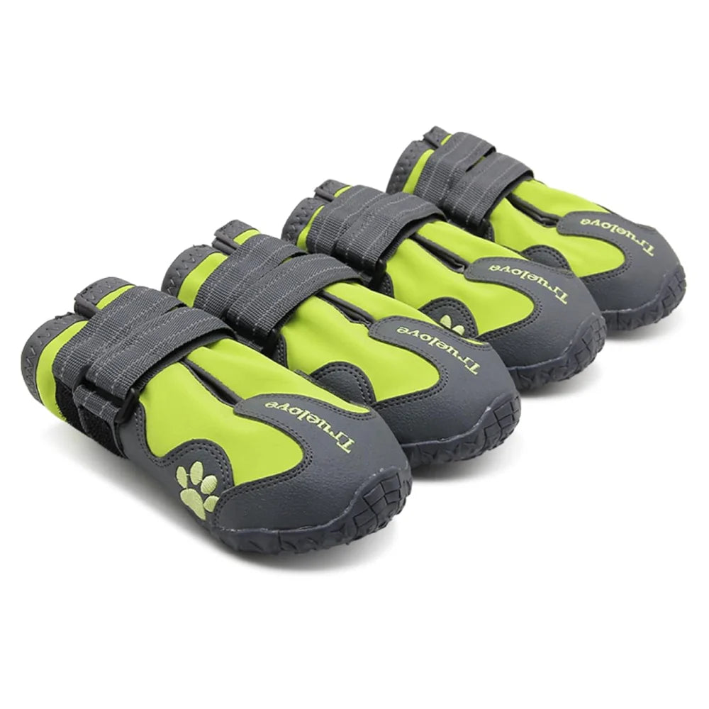 TRUELOVE PET BOOTS SIZE 4 NEON YELLOW
