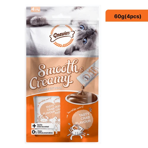 GNAWLERS CREAMY TREATS CRAB 60GM