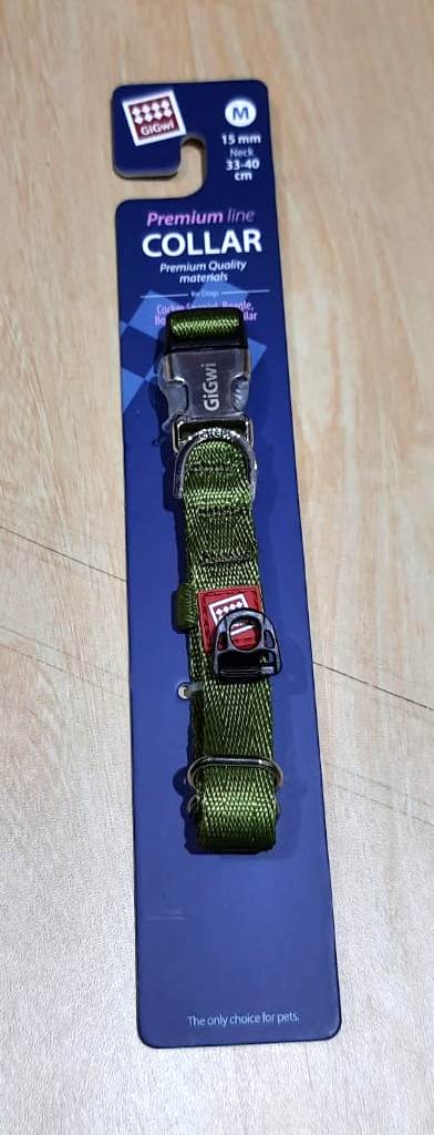 8341 GIGWI COLLAR PREMIUM LINE M GREEN