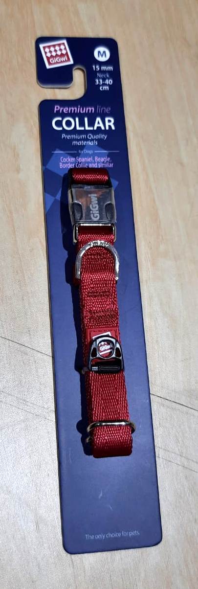 8342 GIGWI COLLAR PREMIUM LINE M RED