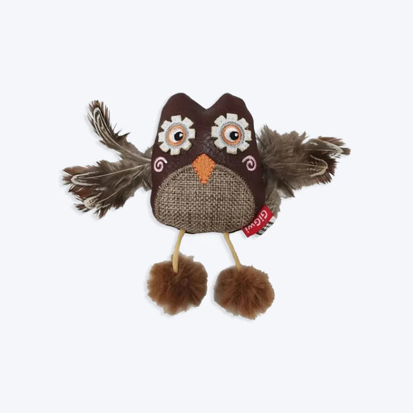 GIGWI CATCH SCRATCH ECO LINE OWL