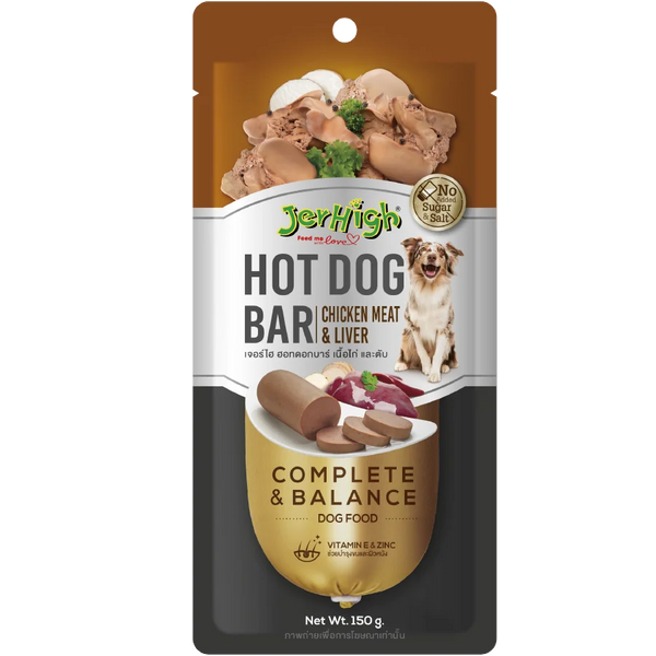 JERHIGH HOT DOG BAR LIVER 150G